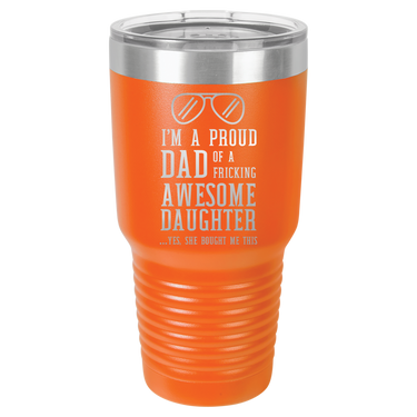 I'm a Proud Dad 30oz Ringneck Tumbler